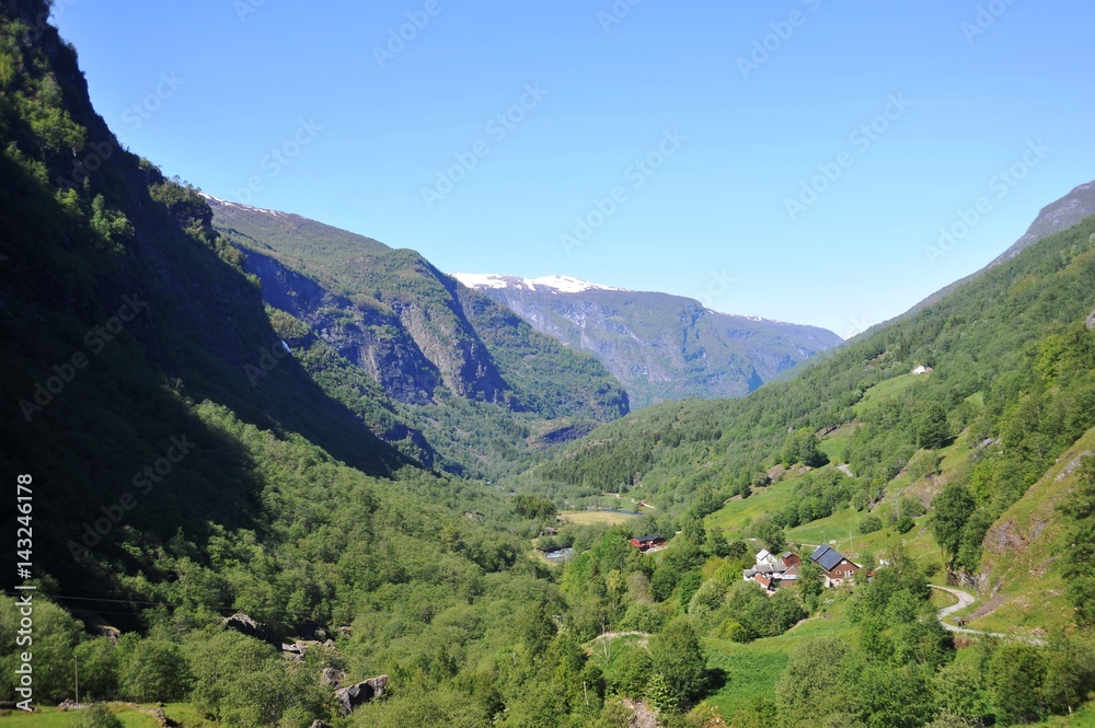 Naklejka premium フロムとフロム鉄道