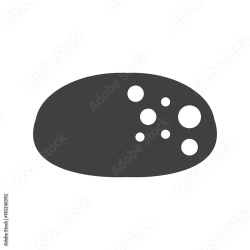 bread monochrome bakery icon design