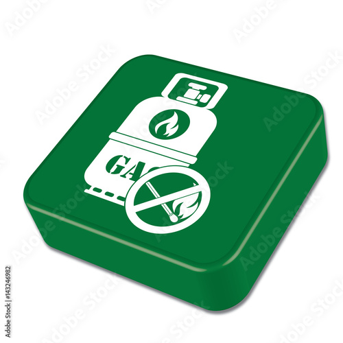 Camping gas bottle icon
