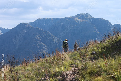 Hiking in the Mont Rochelle Nature reserve