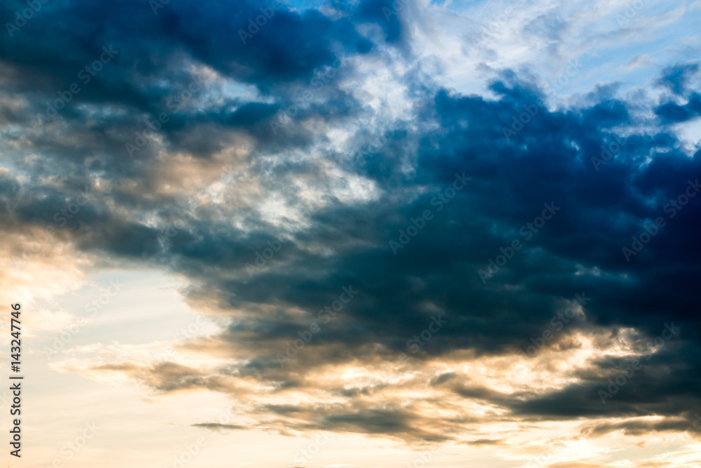 colorful dramatic sky with cloud at sunset colorful dramatic sky with cloud at sunset