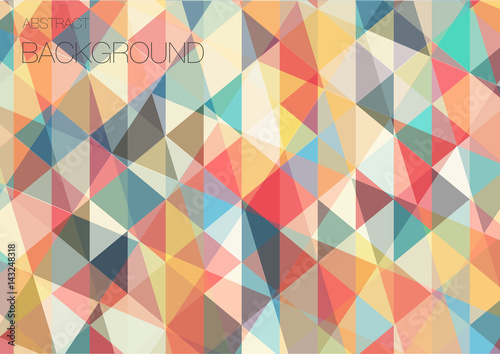 Wallpaper Mural Flat triangle geometric wallpaper Torontodigital.ca