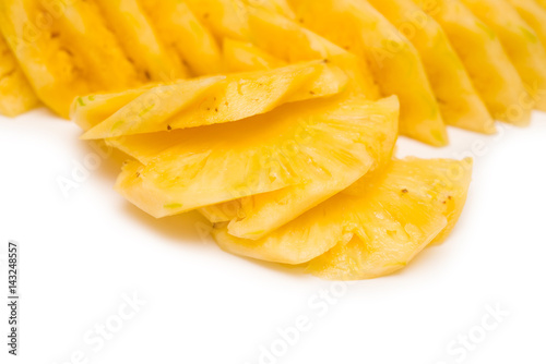 Peeled pineapple