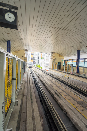 Sticker The Light Rail Transit or LRT service at Singapore
