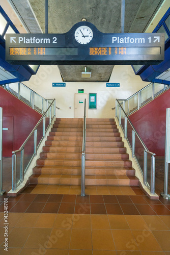 Photography The Light Rail Transit or LRT service at Singapore
