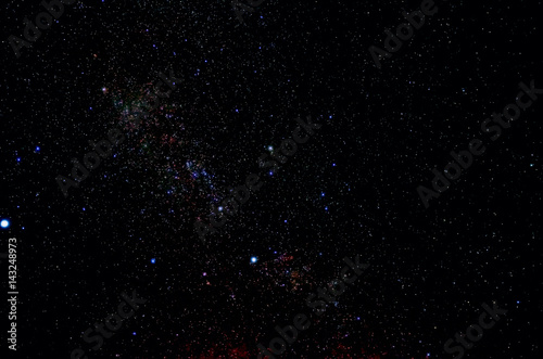 Stars and galaxy outer space sky night universe black background  