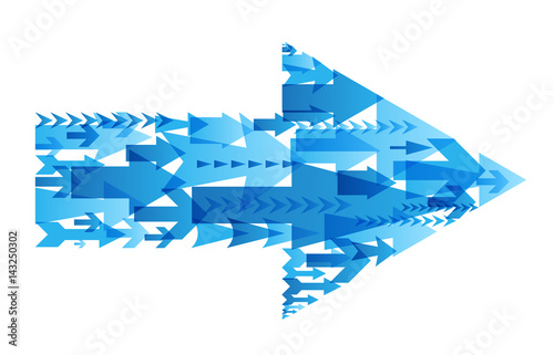 BLUE ARROW ICON