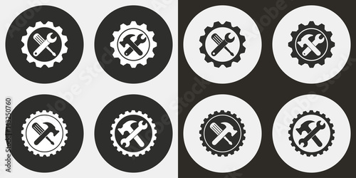 Tool icon set.