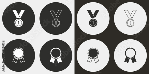 Award icon set.