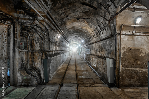 Underground military bunker from second world war