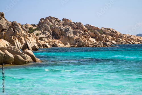 Beach of Cala Coticcio, Sardinia, Italy