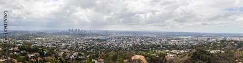 Panoramic view of Los Angeles  California