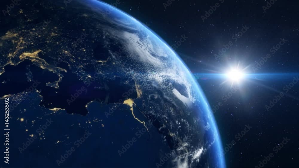 Europe seen from space