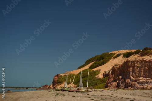 Fishing boats at Ponta Grossa Beach 2