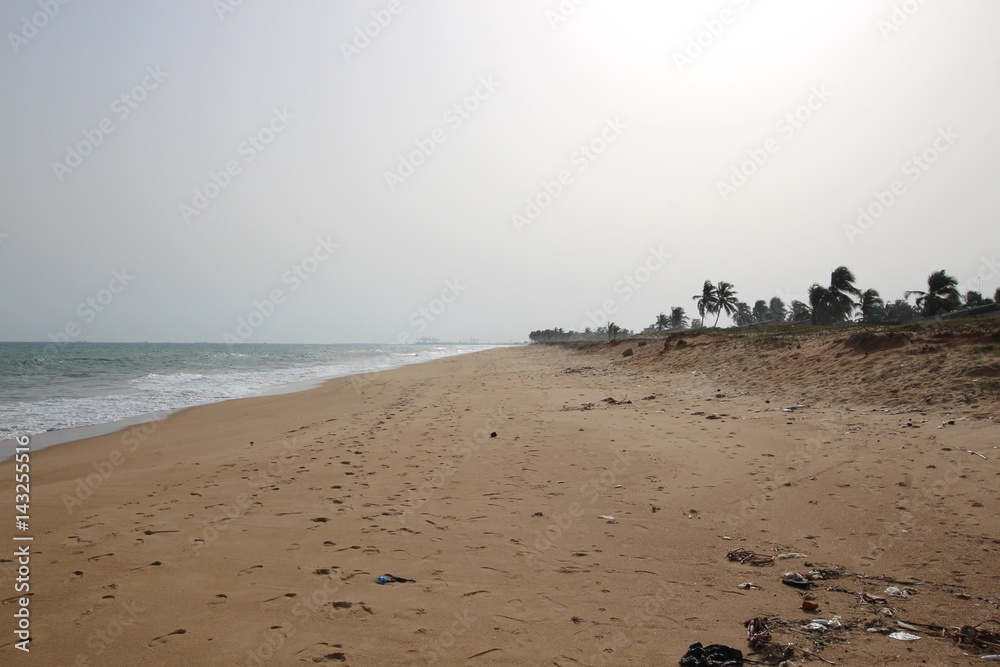 Beach of Avepozo / Togo has beautiful beaches, for example at the village Avepozo close to Lomé.