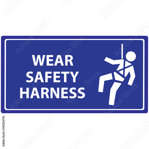 safety harness sign 