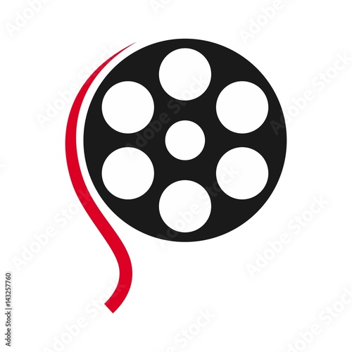 movie and cinema logo vector.