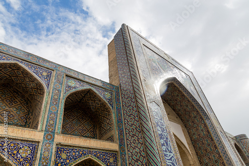 Nadir Divan-Begi Madrasah Mosque in Bukhara, Uzbekistan photo