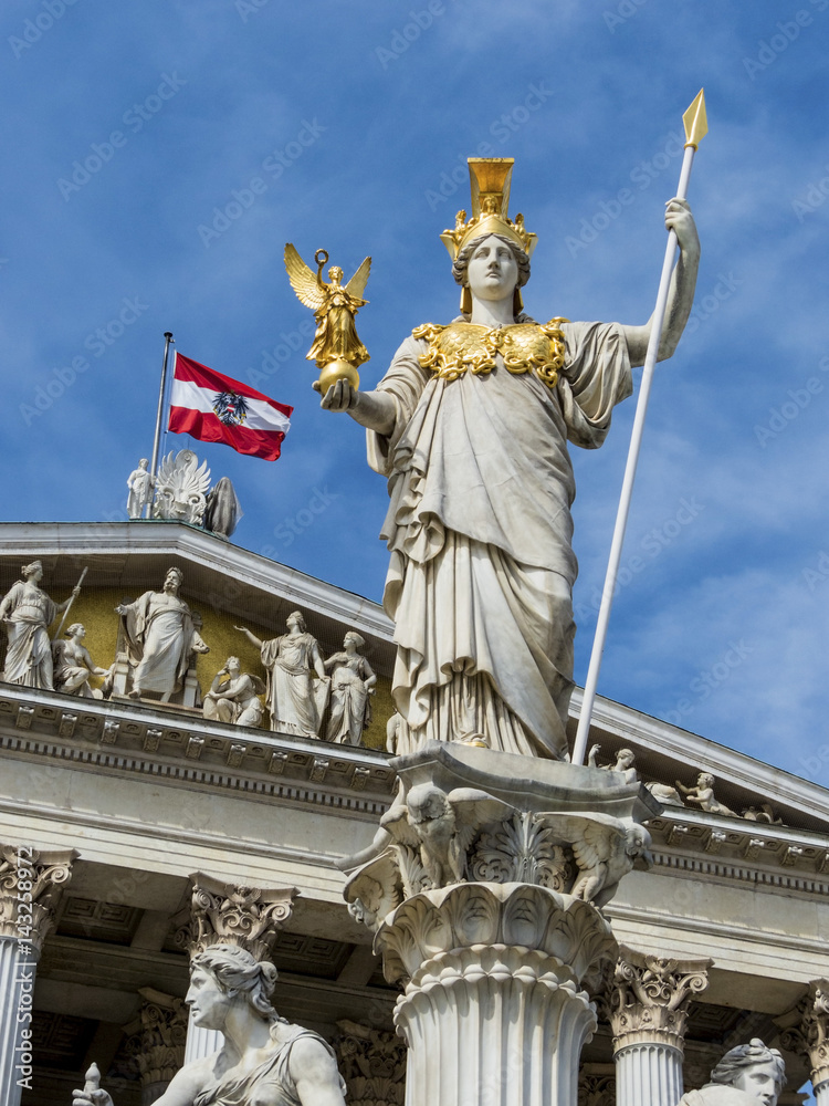Fototapeta premium Österreich, Wien, Parlament