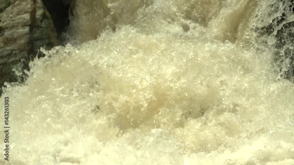 Powerful River Stream Slow Motion Powerful River Stream Slow Motion