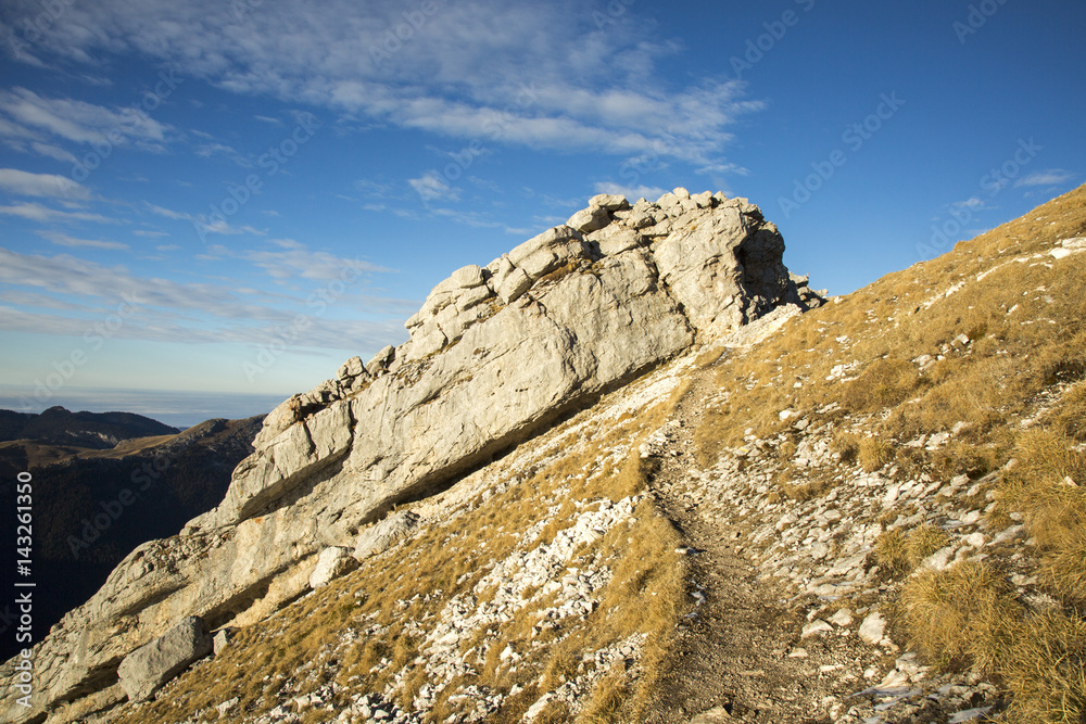 Fototapeta premium Ressaut final de Chamechaude (Massif de Chartreuse)
