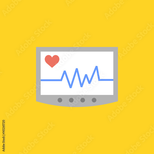 EKG machine Single Icon