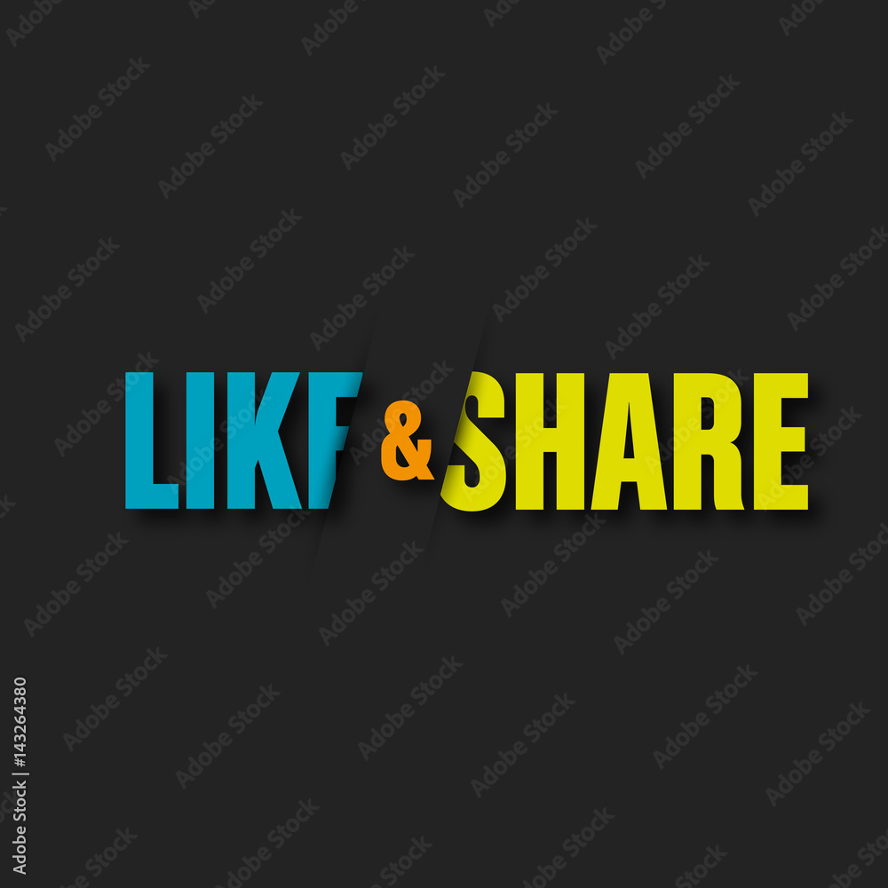 Fototapeta premium like and share