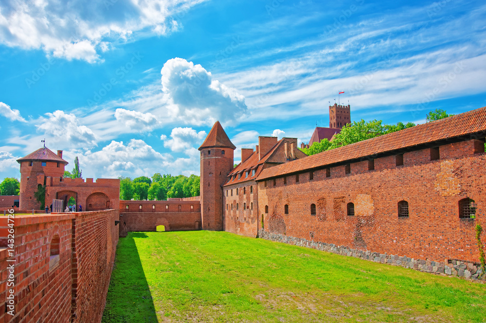 Malbork Castle Pomerania province in Poland