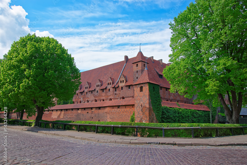 Malbork Castle Pomerania province of Poland