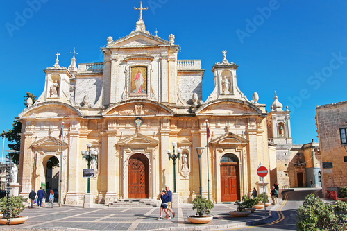 People at St Paul Church in Rabat Malta