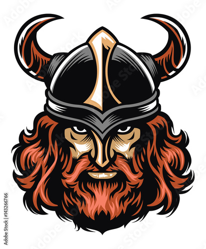 Viking warrior head