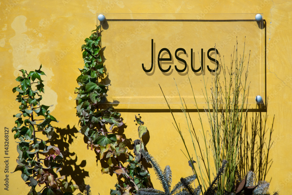 Obraz premium Schild 233 - Jesus