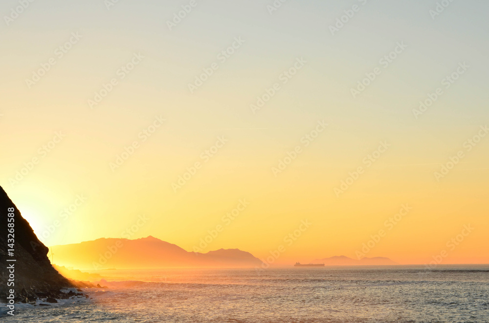 Sunset in Basque Country,vizcaya