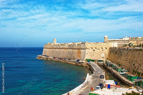 St Elmo Port Grand Harbor in Valletta Malta