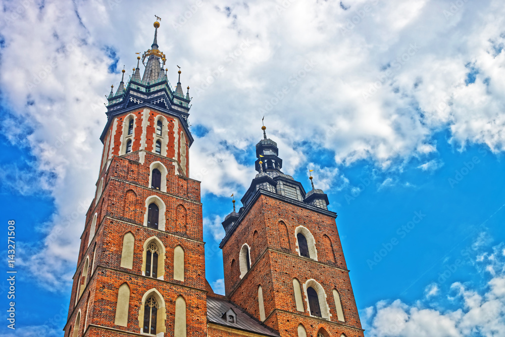 St Mary Basilica in Krakow Poland