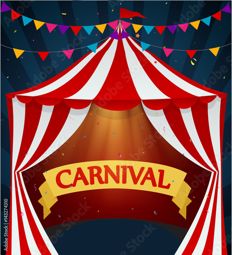 Happy carnival background 