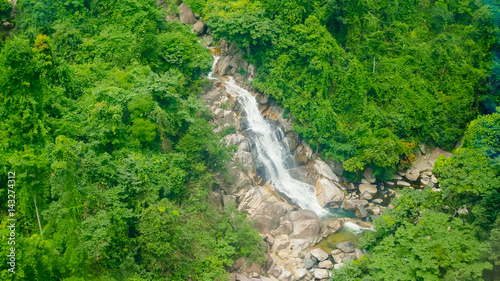 Waterfall in Forest Vietnam