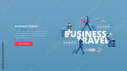 Business travel hero banner