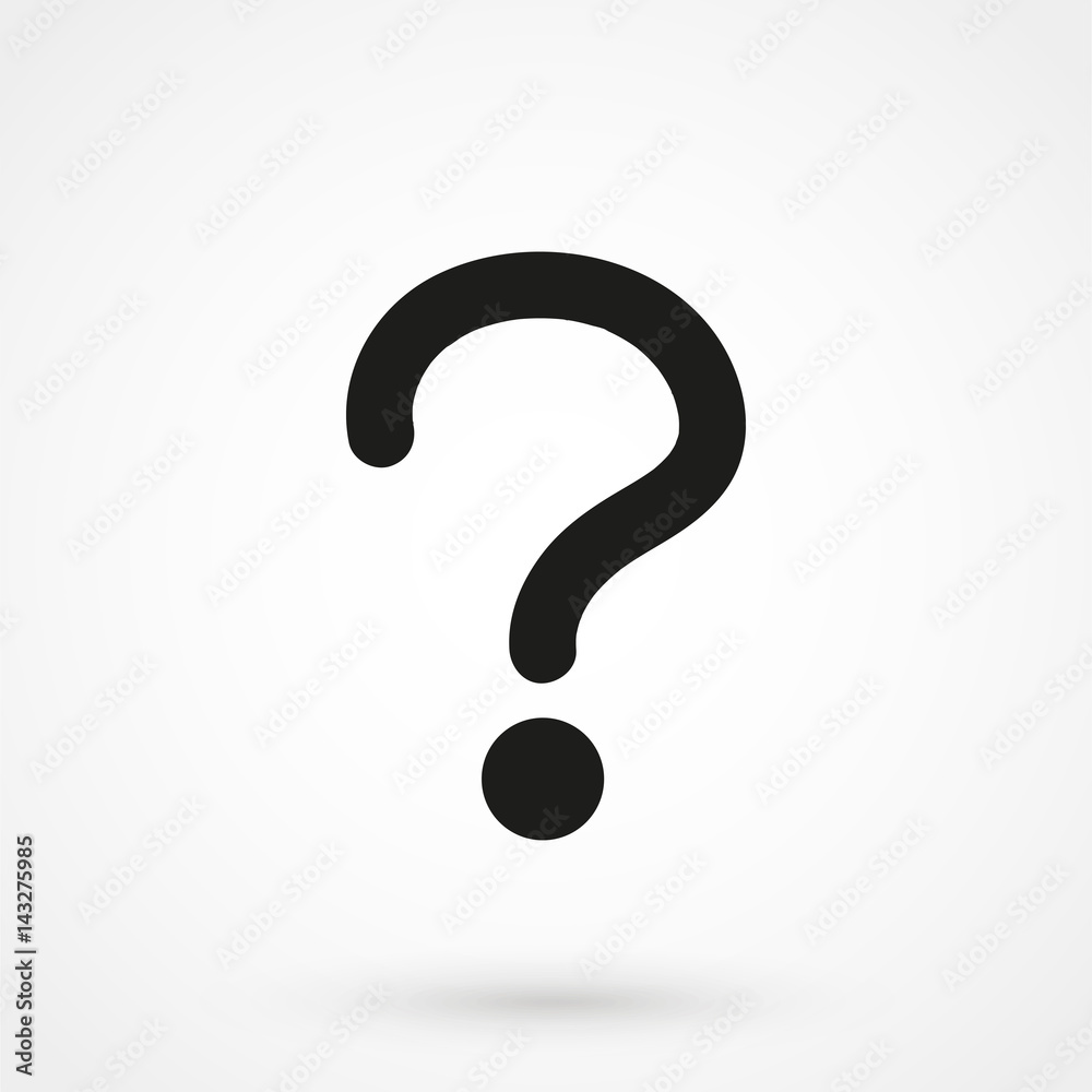 Question mark sign icon, vector illustration. Flat design style Question mark sign icon, vector illustration. Flat design style