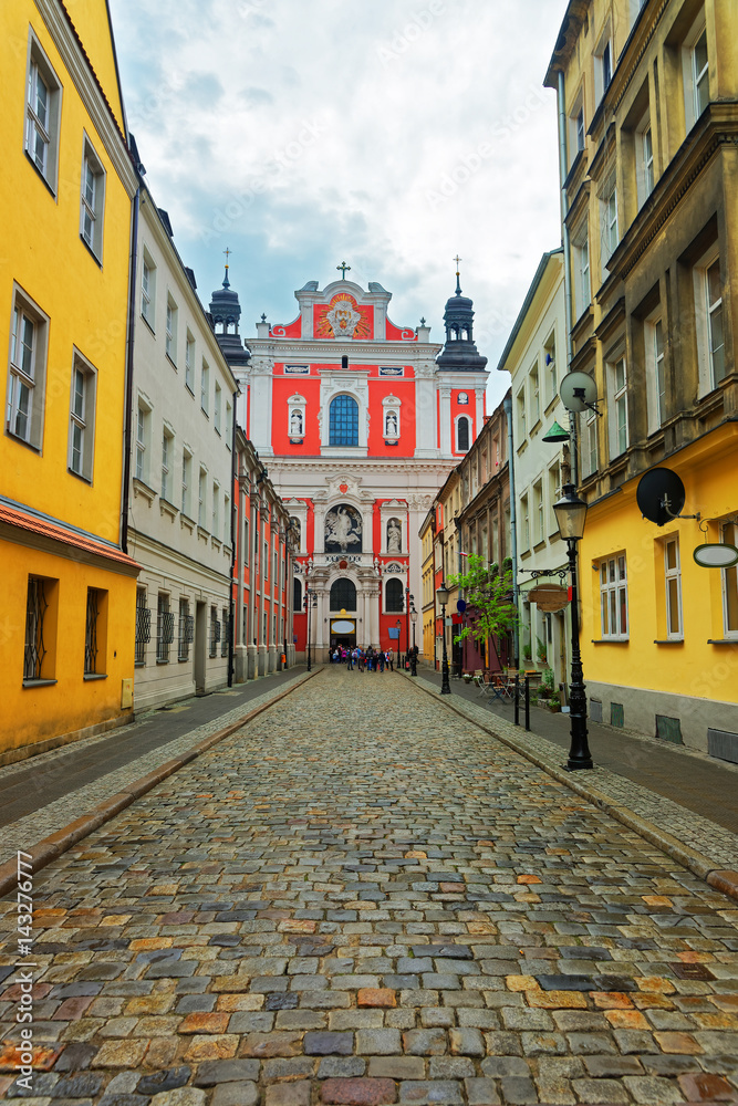 Saint Stanislaus Church at Old town of Poznan