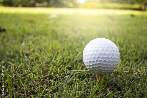 golf ball on grass