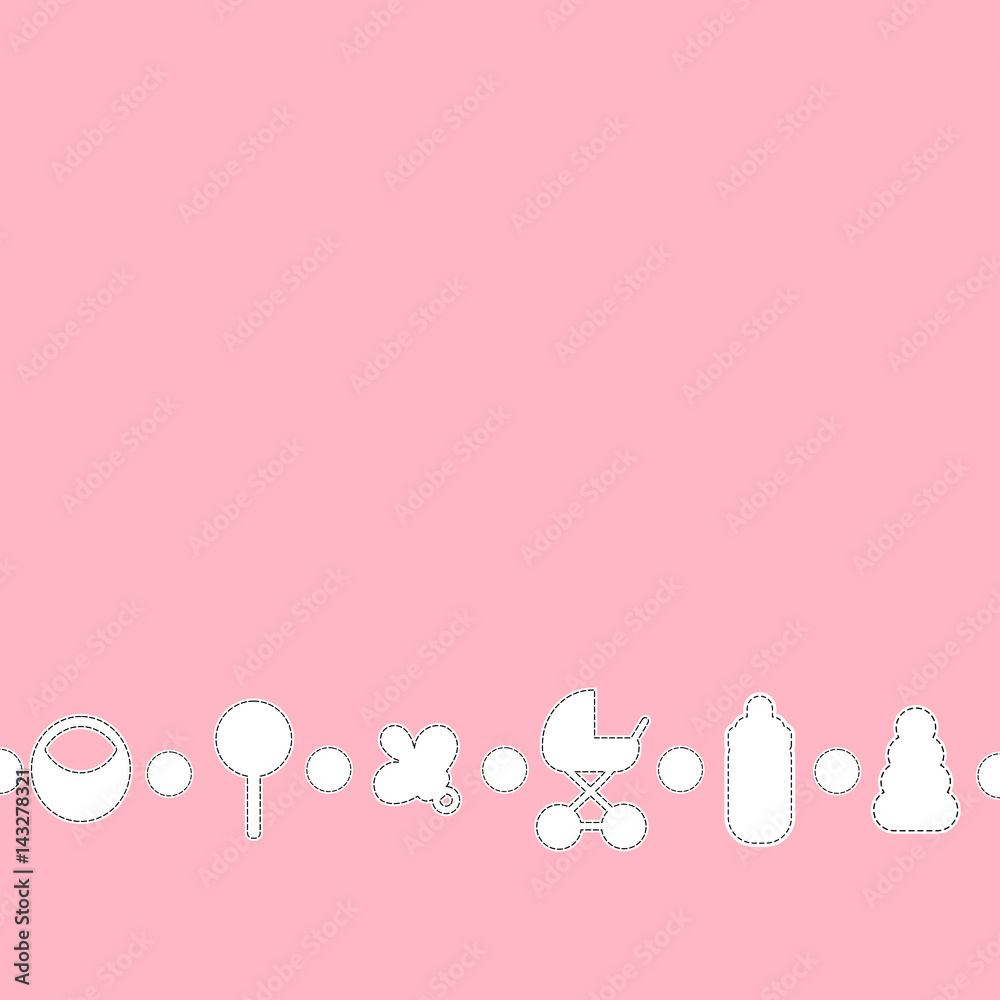 abstract background with Baby shower design elements. Vector eps 10 for brochure, booklet, poster abstract background with Baby shower design elements. Vector eps 10 for brochure, booklet, poster