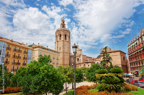 Metropolitan Cathedral and Micalet tower Valencia photo