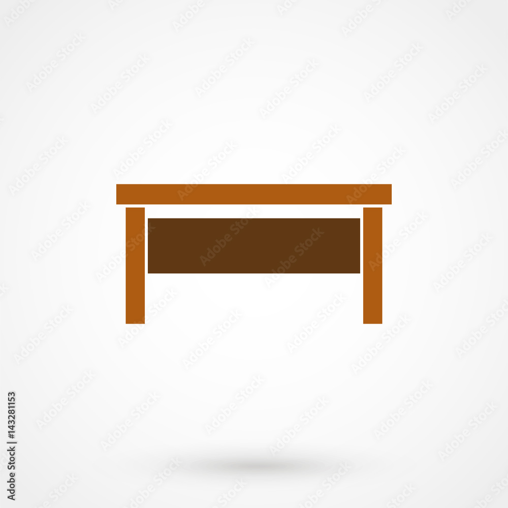 office desk icon illustration vector, can be used for mobile and web design office desk icon illustration vector, can be used for mobile and web design