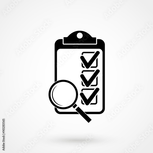 checklist icon , vector illustration