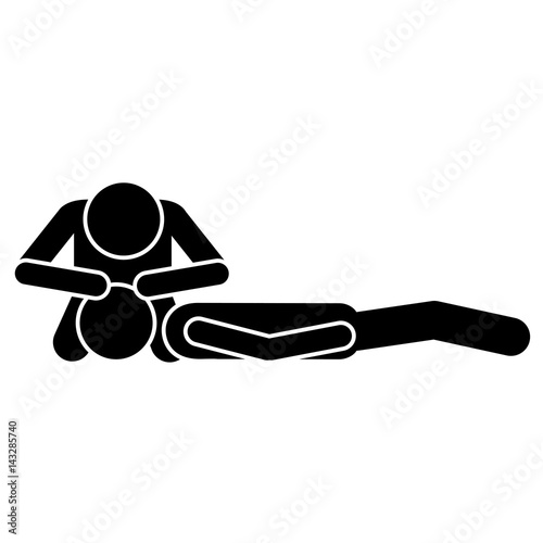 First aid to a patient, vector illustration design