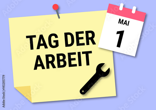 Ankündigung Tag der Arbeit