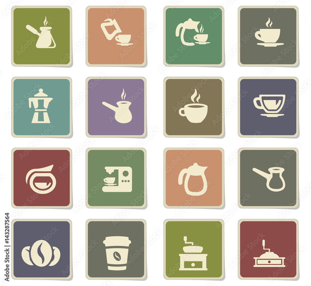 coffee icon set coffee icon set