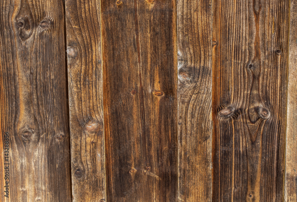 Obraz premium Old vintage planked wood texture background.