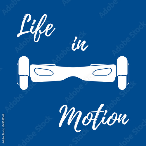 Stylized icon of modern gyroscooter.